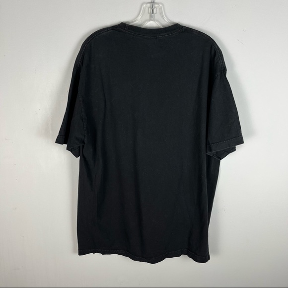 Vintage 2004 Black AC/DC Lightening Strike Logo Crewneck T-Shirt - Picture 4 of 5